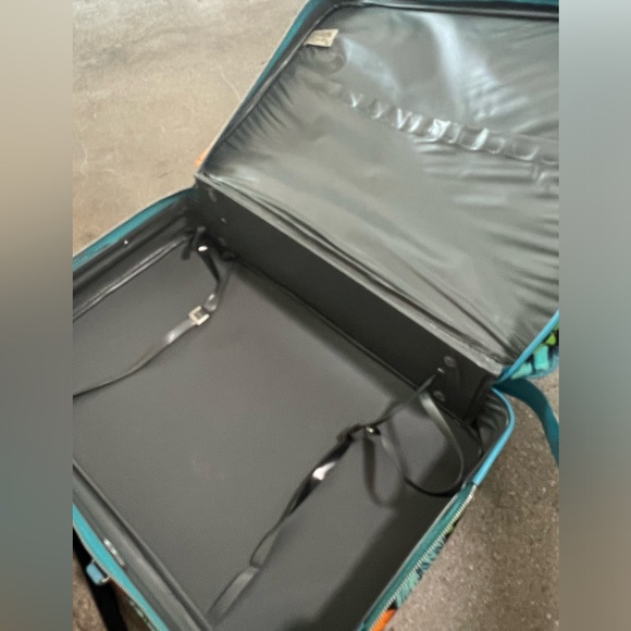 Vintage Daisy luggage retro luggage Floral print overnight bag vintage suitcase - Picture 10 of 11